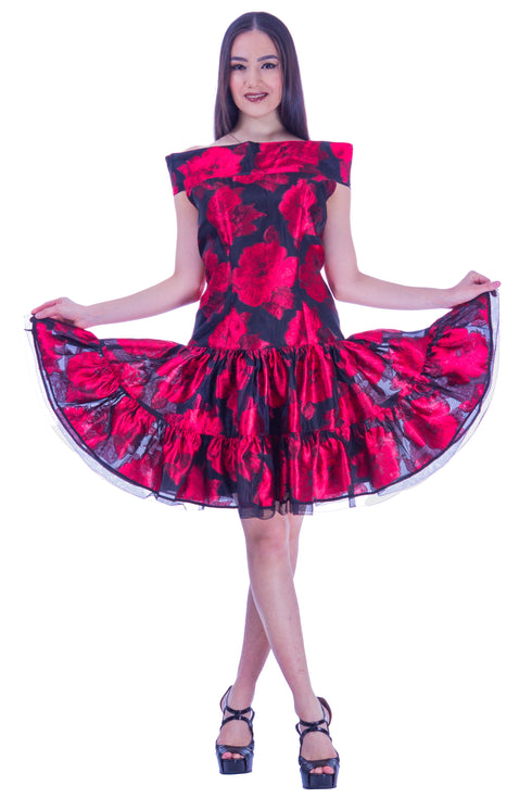 Rochie voal imprimat I-2