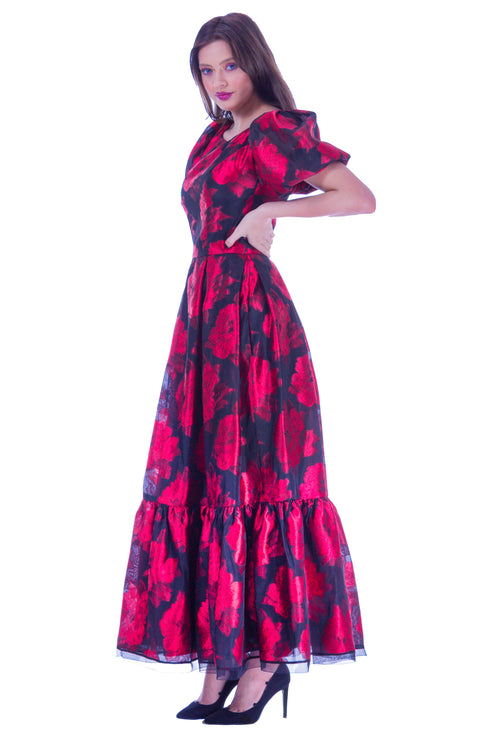 Rochie voal imprimat I-3