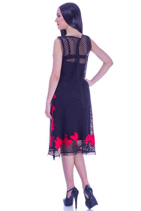 Rochie plasa cu aplicatii I-13