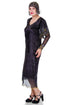 Rochie unicat din catifea cu broderie Liza Panait Liza Panait Online Boutique