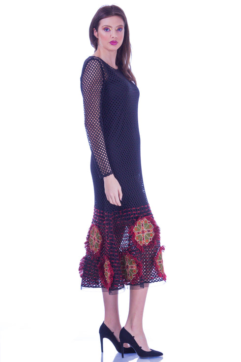 Rochie plasa cu broderie I-12