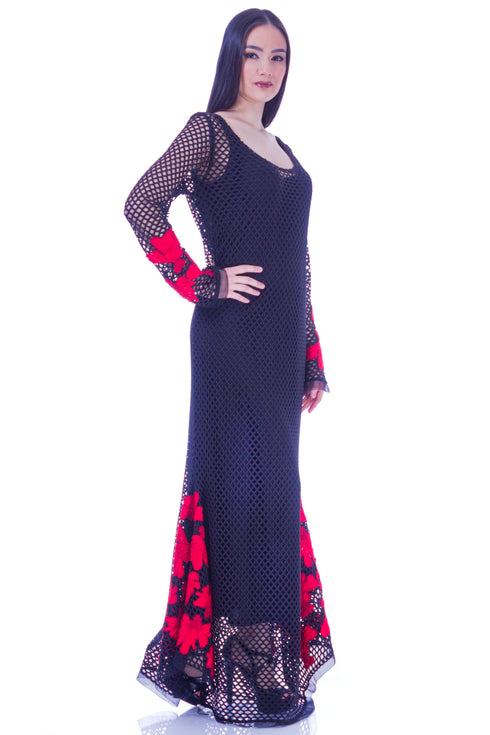 Rochie plasa cu broderie I-18