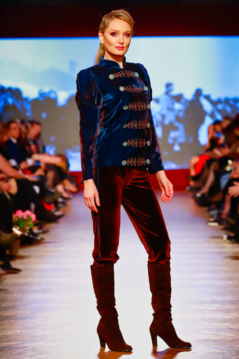 Pantaloni catifea cu vipusca RM-86