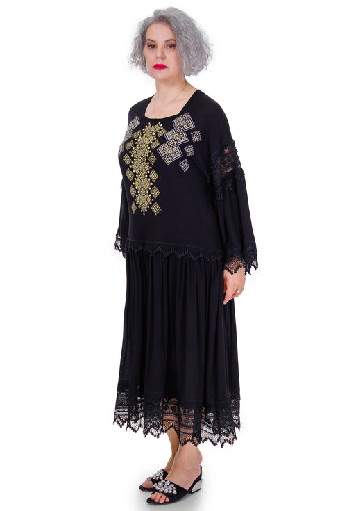 Rochie vascoza cu broderie Liza Panait Liza Panait Online Boutique