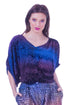 Bluza catifea colorata mov I-35