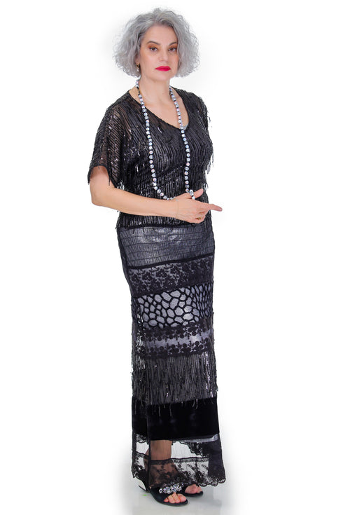Rochie dantela cu franjuri Liza Panait Liza Panait Online Boutique