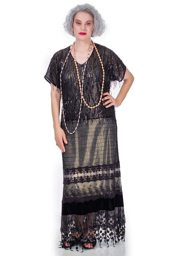 Rochie dantela cu franjuri  Liza Panait Liza Panait Online Boutique