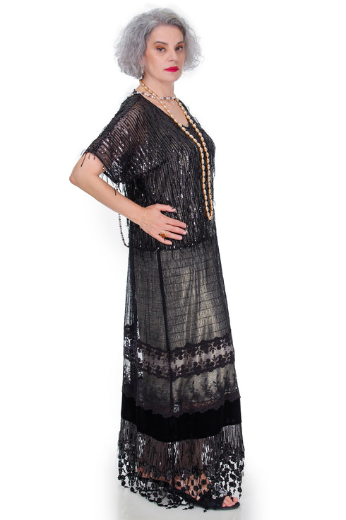 Rochie dantela cu franjuri Liza Panait Liza Panait Online Boutique