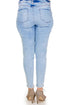 Pantaloni denim cu perle  Liza Panait Liza Panait Online Boutique