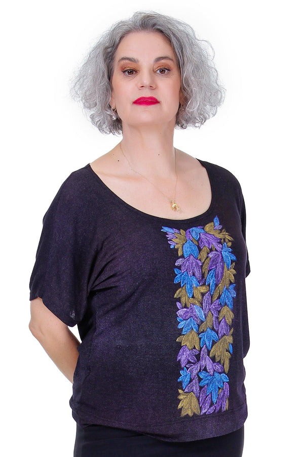 Bluza jerse pictata Liza Panait Liza Panait Online Boutique