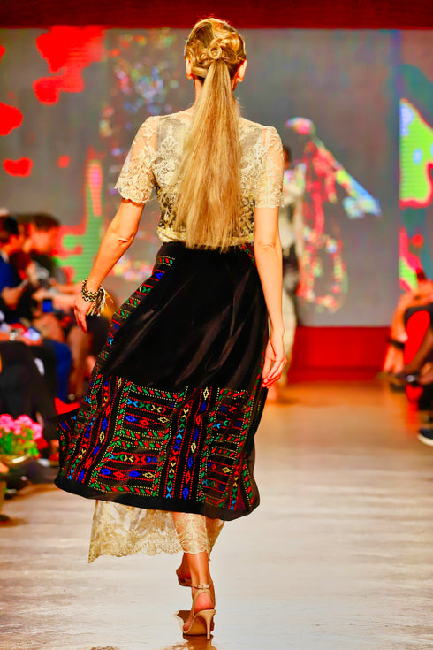 Rochie dantela cu fota RM-19