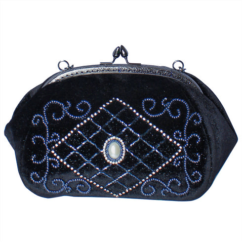 Poseta cu rama metalica freeshipping - Liza Panait Online Boutique