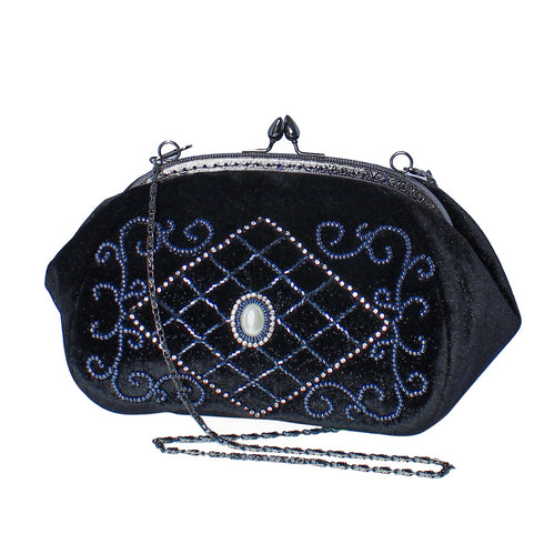 Poseta cu rama metalica freeshipping - Liza Panait Online Boutique