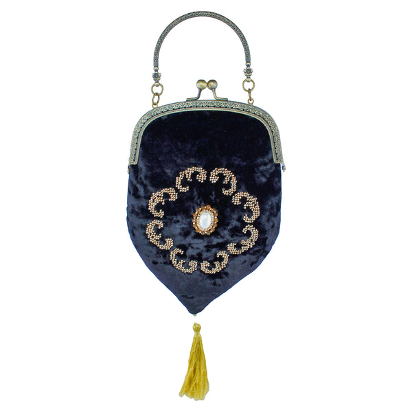 Poseta cu rama metalica freeshipping - Liza Panait Online Boutique