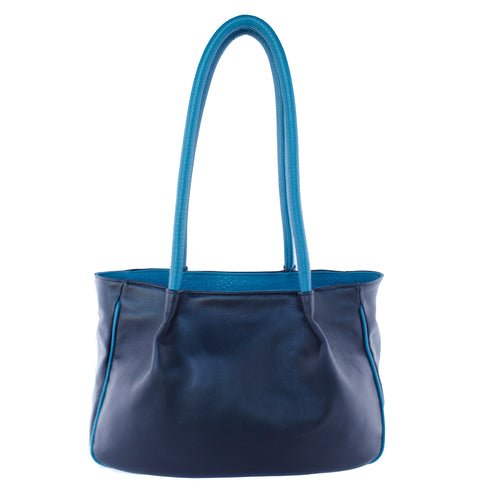 Poseta piele pictata  Liza Panait Online Boutique Liza Panait Online Boutique