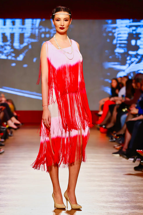 Rochie cu franjuri RM-23b