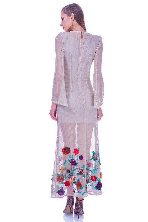 Rochie plasa cu aplicatii I-66