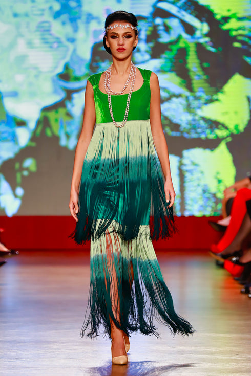 Rochie din franjuri de matase RM-26