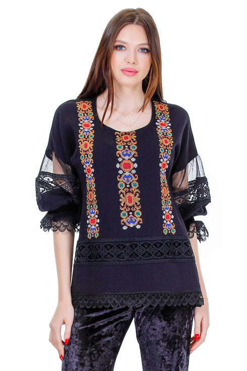 Bluza panza topita Liza Panait Liza Panait Online Boutique