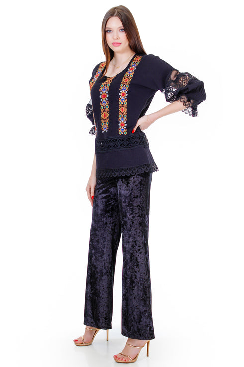 Bluza panza topita Liza Panait Liza Panait Online Boutique