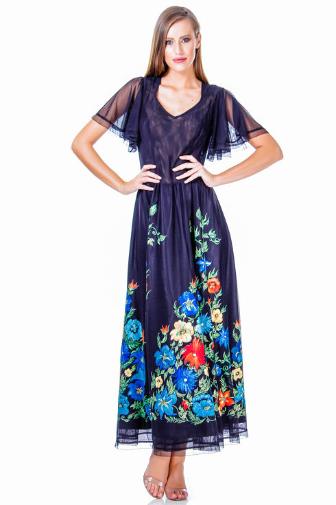 Rochie tul pictat AV-164