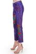 Pantalon denim cu broderie Liza Panait Liza Panait Online Boutique