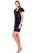 Rochie catifea argintata AV-167