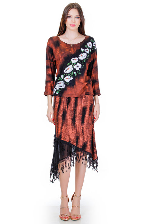 Bluza jerse pictata Liza Panait Liza Panait Online Boutique