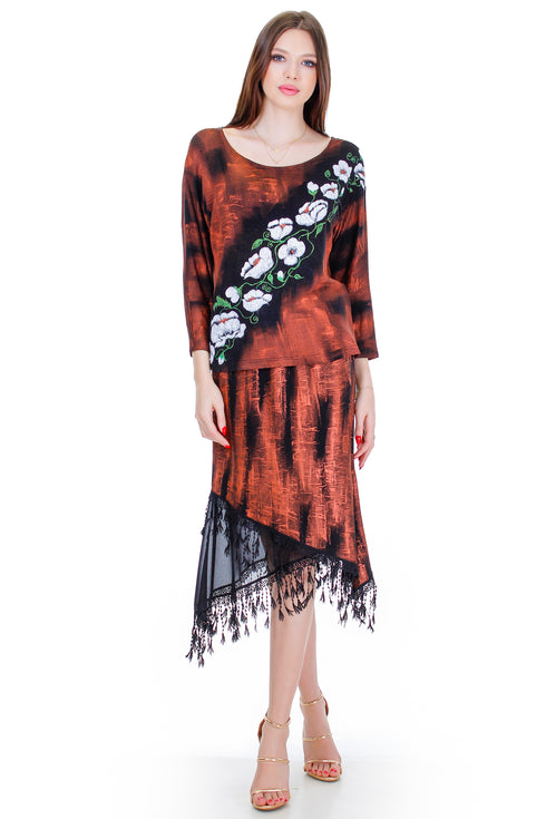 Bluza jerse pictata Liza Panait Liza Panait Online Boutique