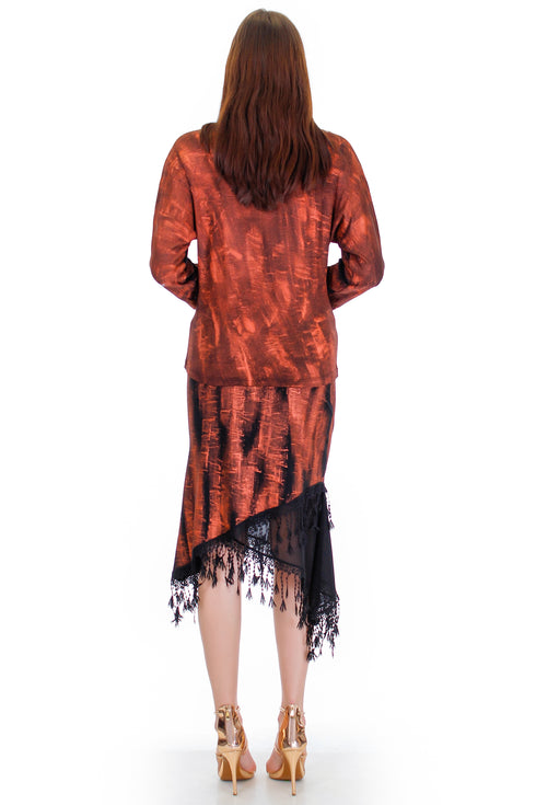 Bluza jerse pictata Liza Panait Liza Panait Online Boutique