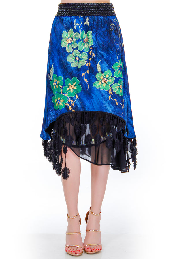 Fusta jerse pictata Liza Panait Liza Panait Online Boutique