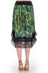 Fusta jerse pictat Liza Panait Liza Panait Online Boutique