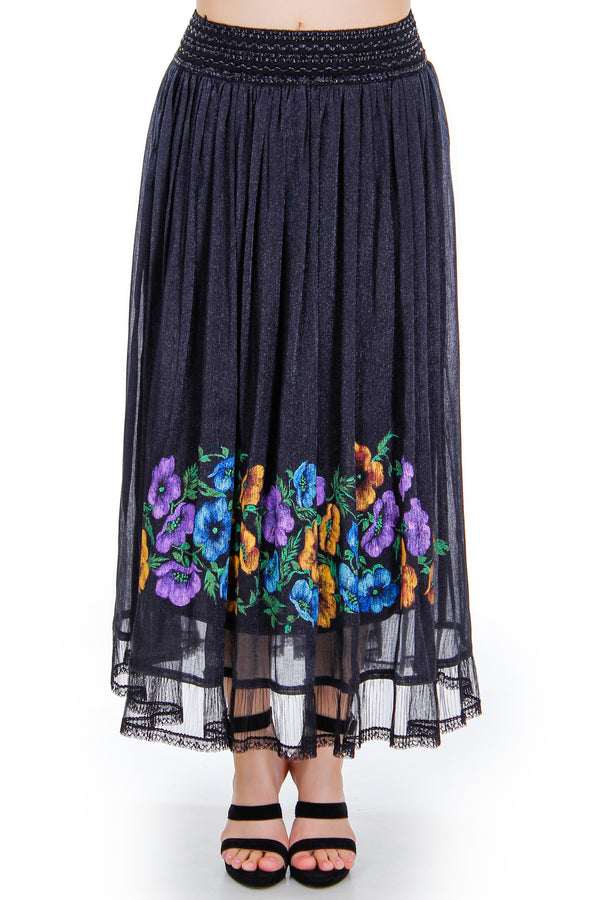 Fusta vasoza pictata Liza Panait Liza Panait Online Boutique