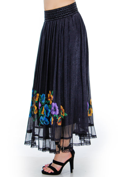 Fusta vasoza pictata Liza Panait Liza Panait Online Boutique