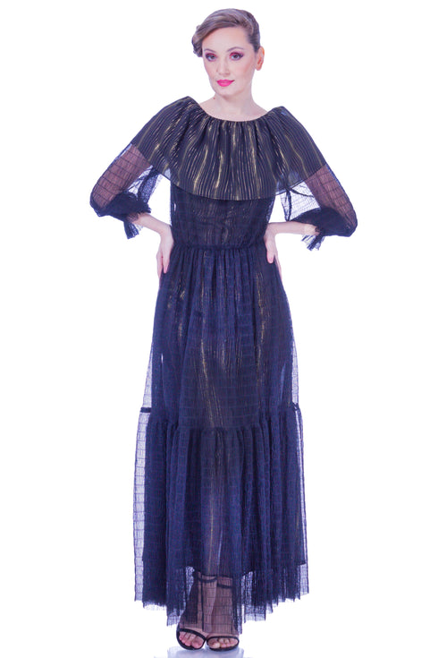 Rochie voal negru I-86