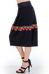 Fusta jerse cu dantela Liza Panait Liza Panait Online Boutique