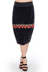Fusta jerse cu dantela Liza Panait Liza Panait Online Boutique