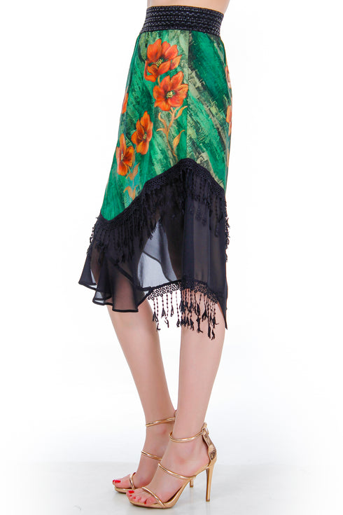 Fusta jerse pictata Liza Panait Liza Panait Online Boutique