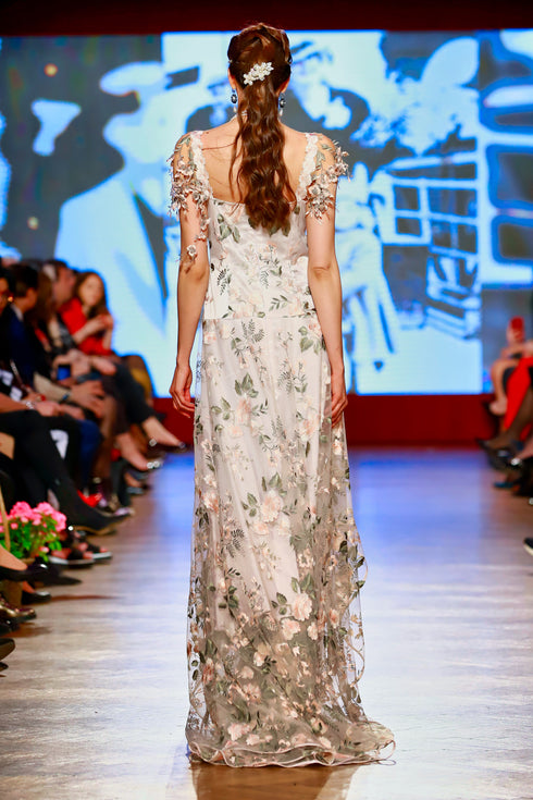 Rochie dantela cu broderie freeshipping - Liza Panait Online Boutique