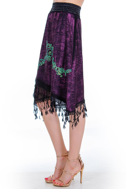 Fusta jerse pictata Liza Panait Liza Panait Online Boutique