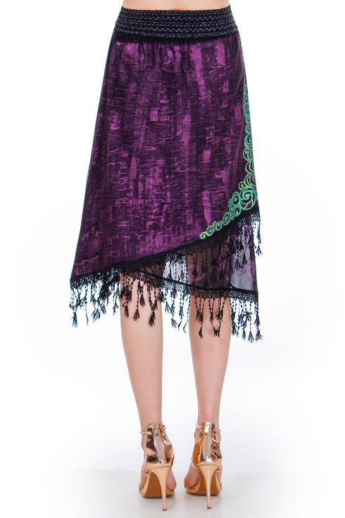 Fusta jerse pictata Liza Panait Liza Panait Online Boutique