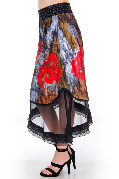 Fusta jerse pictata Liza Panait Liza Panait Online Boutique