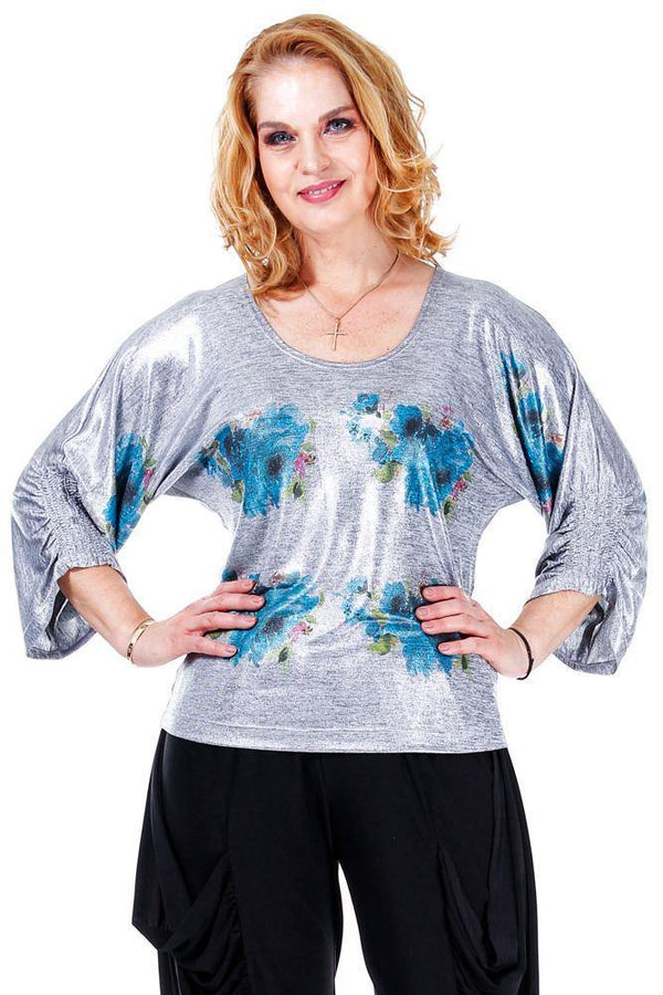 Bluza pictata jerse Liza Panait Liza Panait Online Boutique
