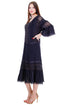Rochie vascoza neagra R7041-38