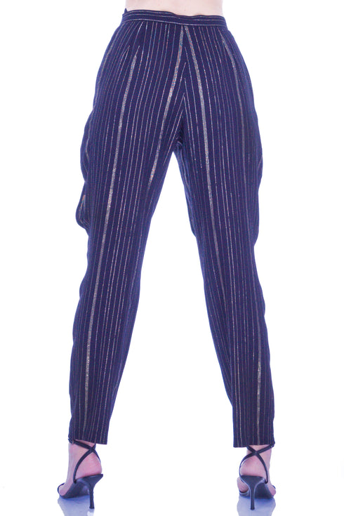 Pantalon bumbac cu dungi I-103