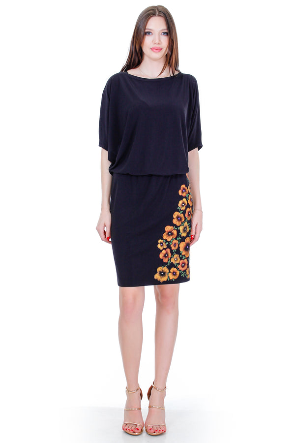 Rochie pictata jerse Liza Panait Liza Panait Online Boutique