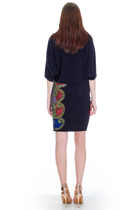 Rochie jerse pictata Liza Panait Liza Panait Online Boutique