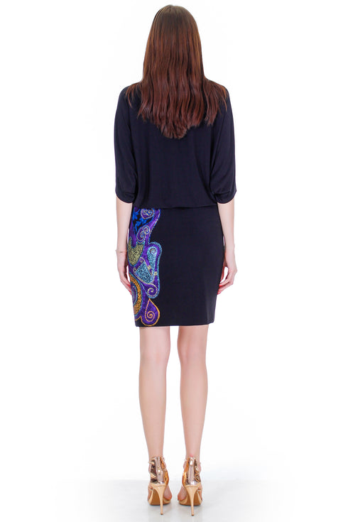 Rochie pictata jerse Liza Panait Liza Panait Online Boutique