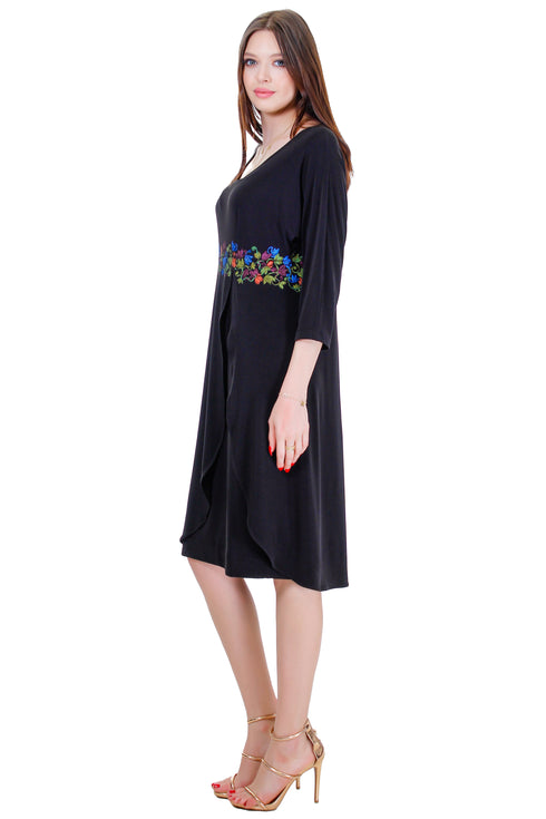 Rochie pictata jerse R2431