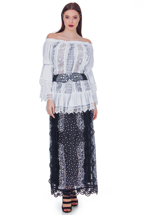 Bluza vascoza cu broderie RM-2